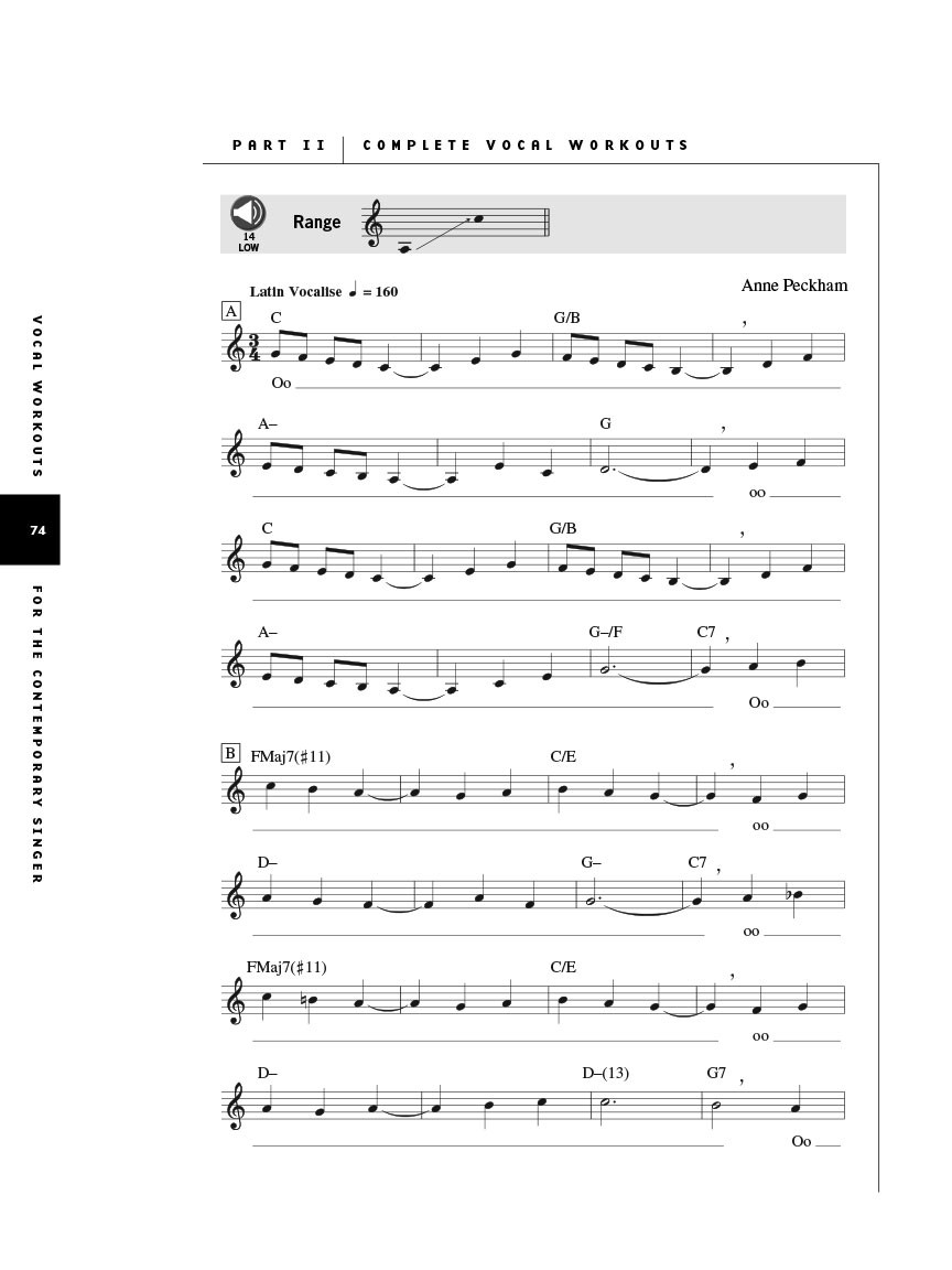Vocal Workouts for the Contemporary Singer (Berklee Press)